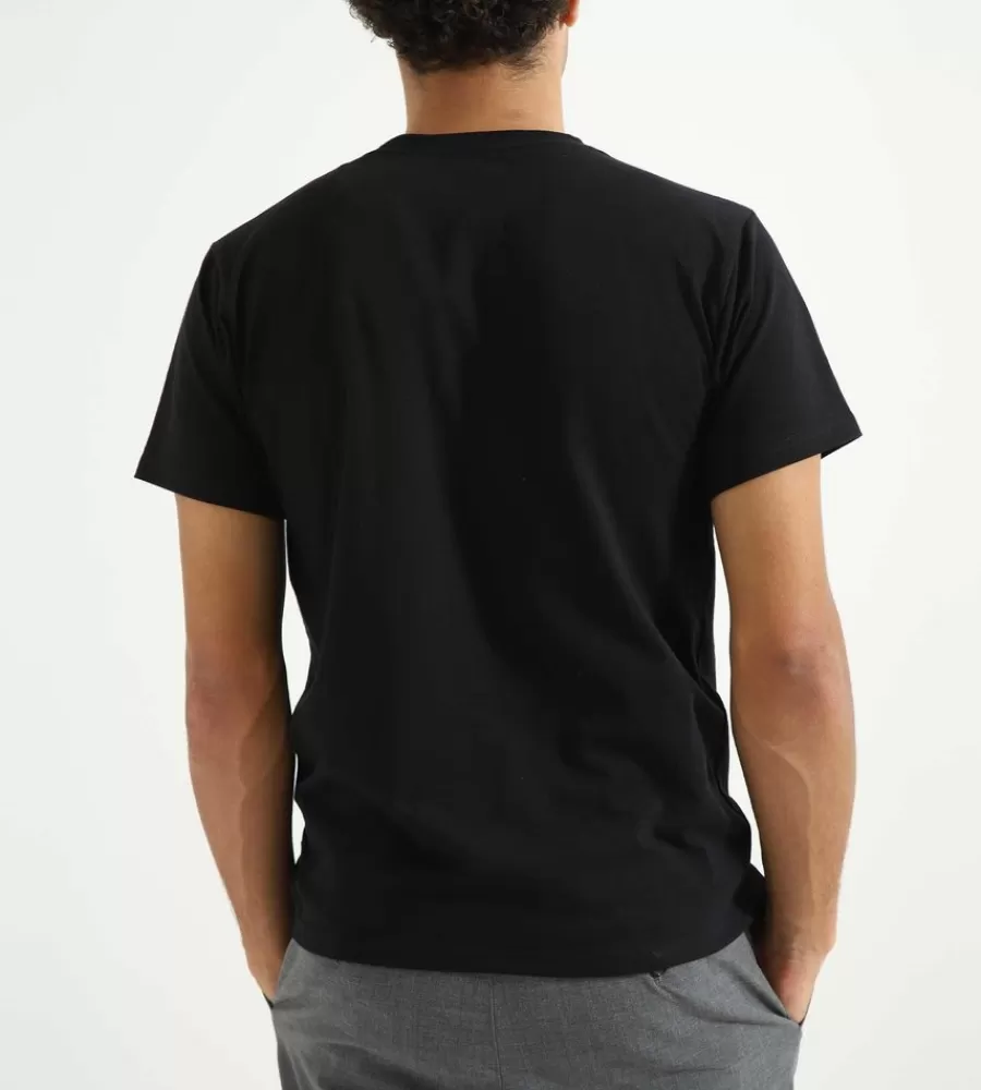 Tops^SNOW PEAK Logo T Shirt Black