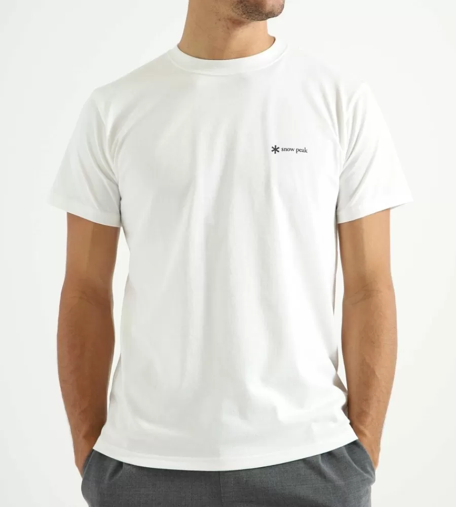 Tops^SNOW PEAK Logo T Shirt White