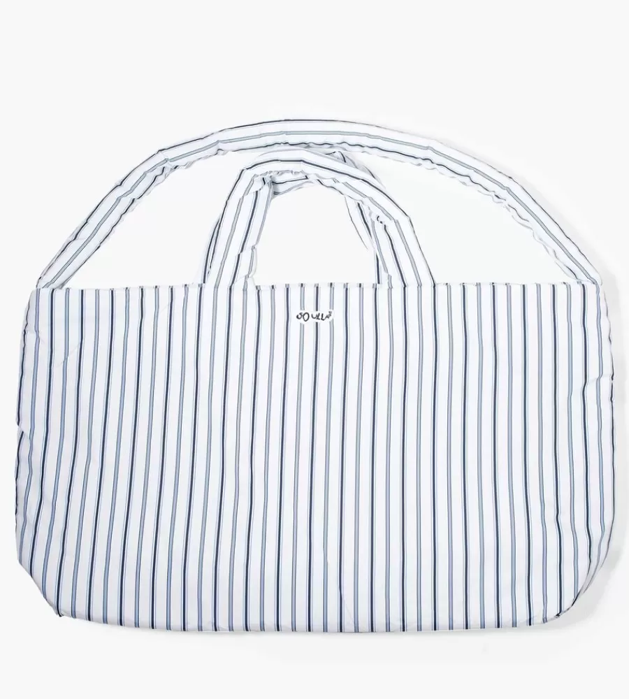 Tassen^SOULLAND Denver Bag White Blue Stripes