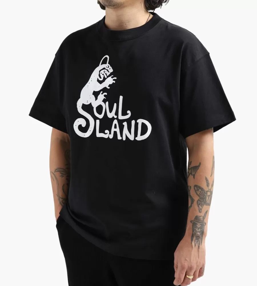 Tops^SOULLAND Spring Devil Logo T-Shirt Black