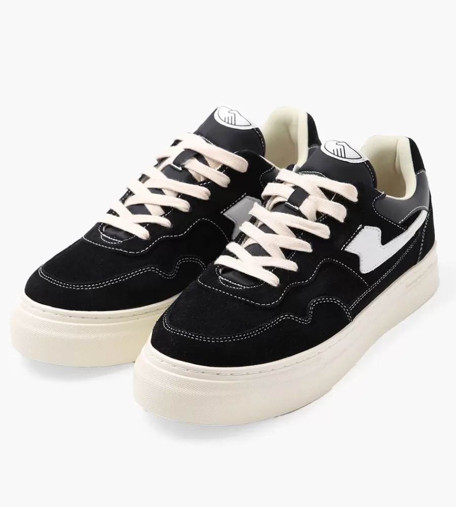 Sneakers^STEPNEY WORKERS CLUB Pearl S-Strike Suede Black-White