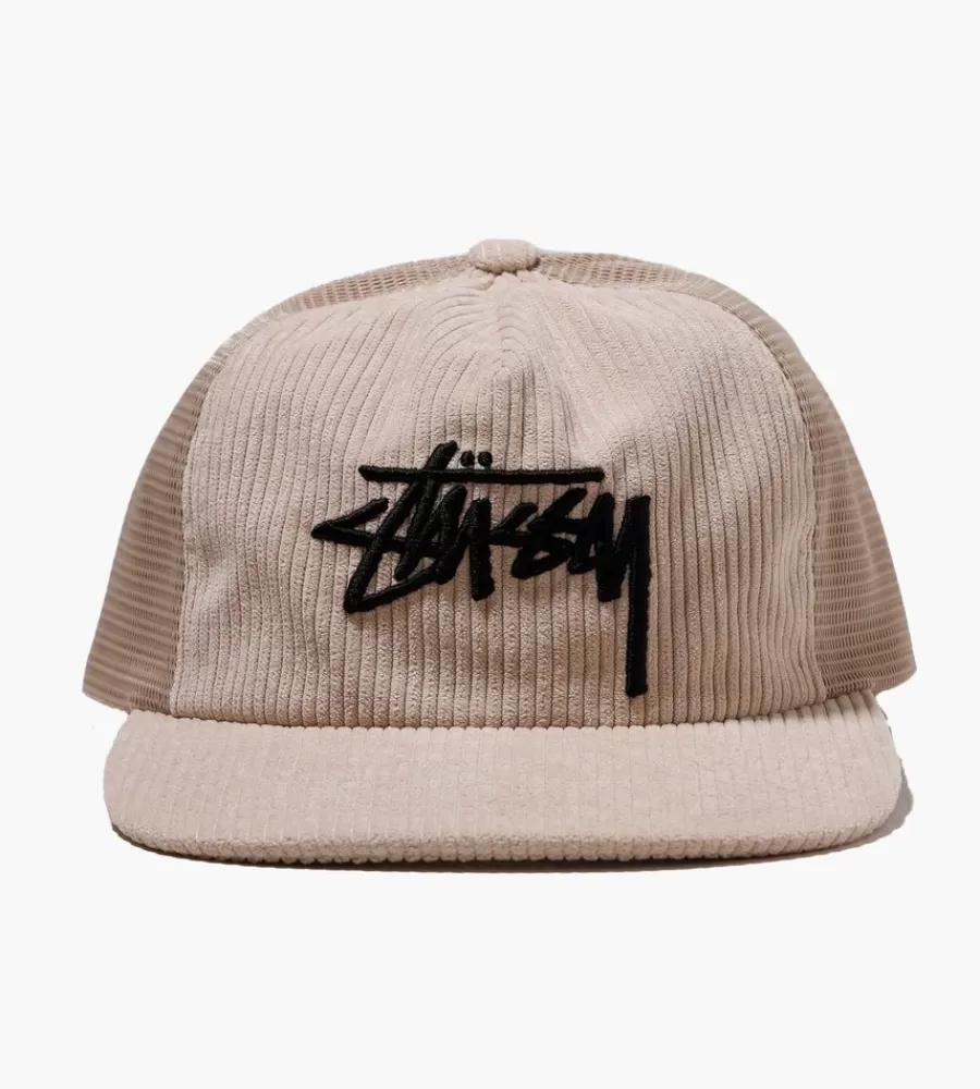 Petten & Mutsen^STUSSY Corduroy Trucker Cap Cream