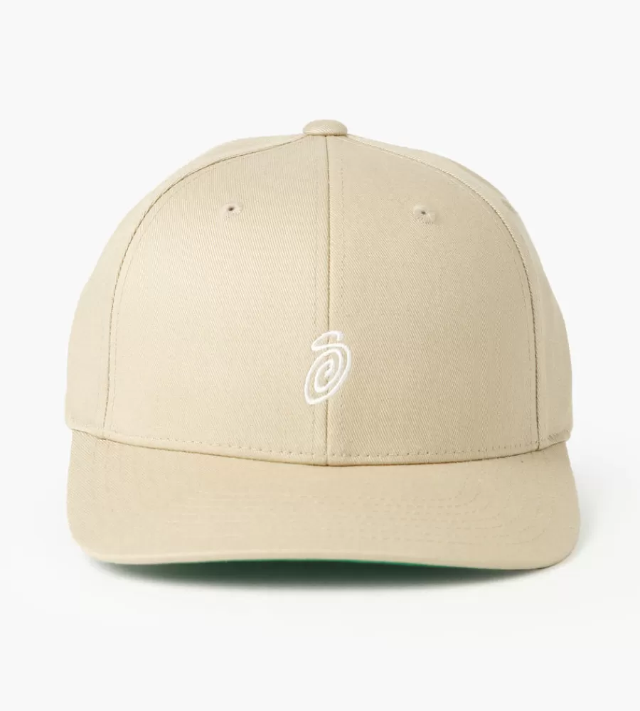 Petten & Mutsen^STUSSY Swirly S Low Pro Cap Khaki