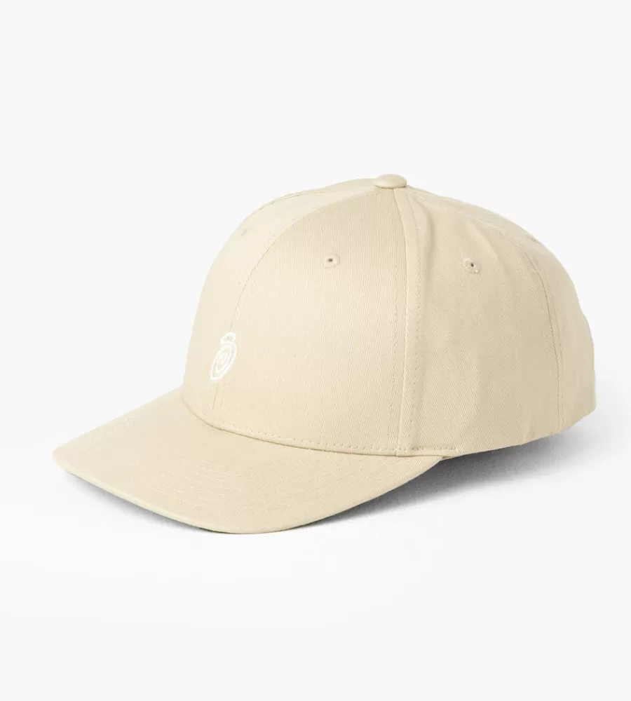 Petten & Mutsen^STUSSY Swirly S Low Pro Cap Khaki