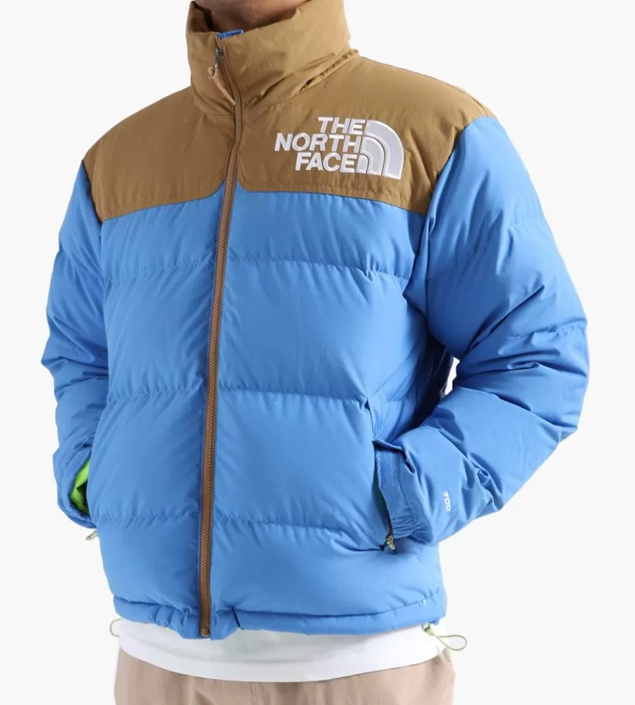 Jassen^THE NORTH FACE 92 Low-Fi Hi-Tek Nuptse Supersonic Blue Utility Brown