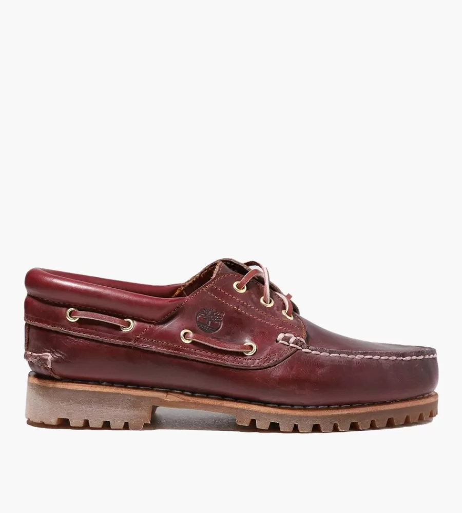 Schoenen & Boots^TIMBERLAND Authentics 3 Eye Classic Lug Burgundy