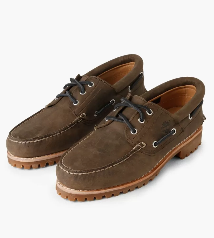 Schoenen & Boots^TIMBERLAND Authentics 3 Eye Classic Lug Canteen