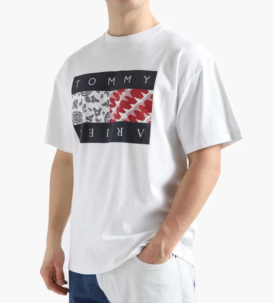 Tops^TOMMY JEANS X Aries Bandana Ss Tee White