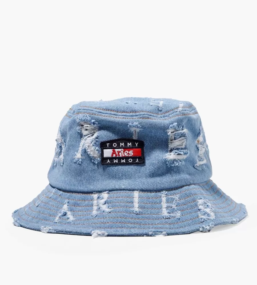 Petten & Mutsen^TOMMY JEANS X Aries Denim Bucket Denim Laser