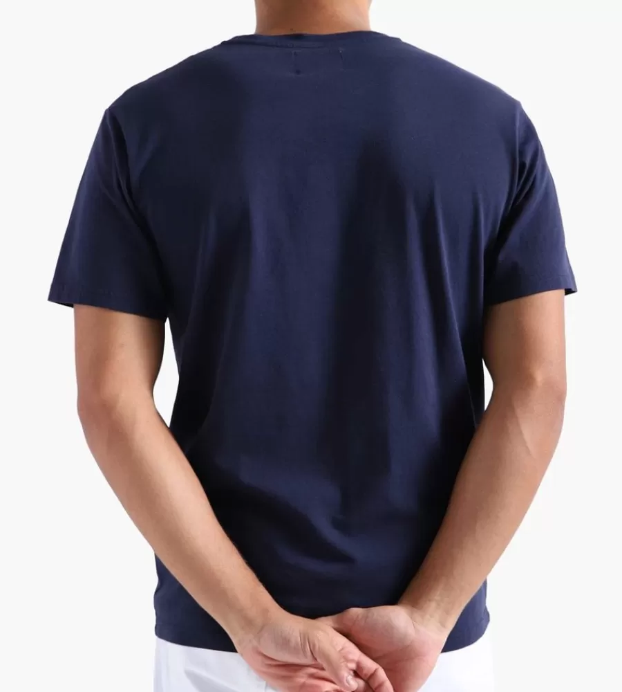 Tops^WOOD WOOD Ace T-Shirt Gots Navy