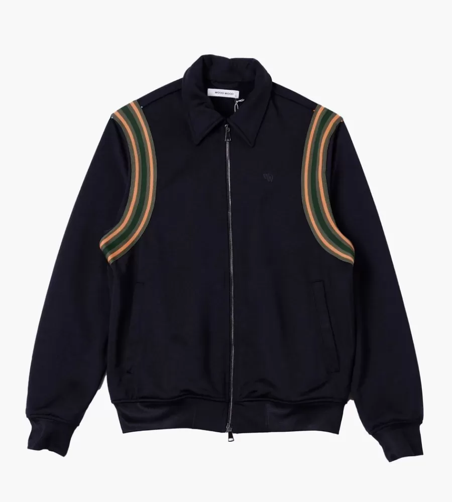 Jassen^WOOD WOOD Derek Track Top Black