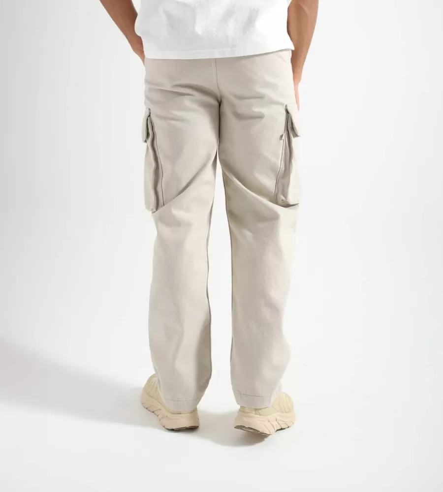 Broeken En Jeans^WOOD WOOD Will Twill Trousers Light Sand